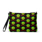 Snow White Evil Queen Bite Me Poison Apple Halloween Black Crossbody Bag Purse