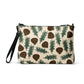 Pinecones With Sprigs Of Pine Cute Winter Christmas Crossbody Bag Purse