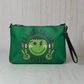 Frankenstein Vibes Halloween Retro Style Green Crossbody Bag Purse