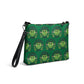 Frankenstein Vibes Halloween Retro Style Green Crossbody Bag Purse