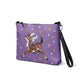 Reindeer Stars Mid Century Retro Christmas Crossbody Bag