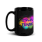 Staunch Feminist Black Glossy Mug