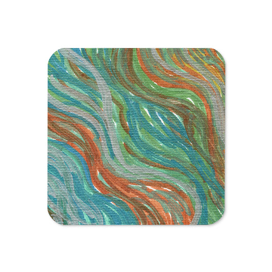 Solar Winds 2 Caden Caraco Art Cork-back Coaster