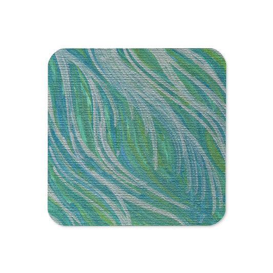 Solar Winds 4 Caden Caraco Art Cork-back Coaster