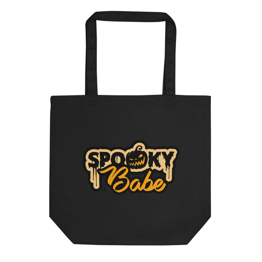 Spooky Babe Halloween Eco Cotton Tote Bag