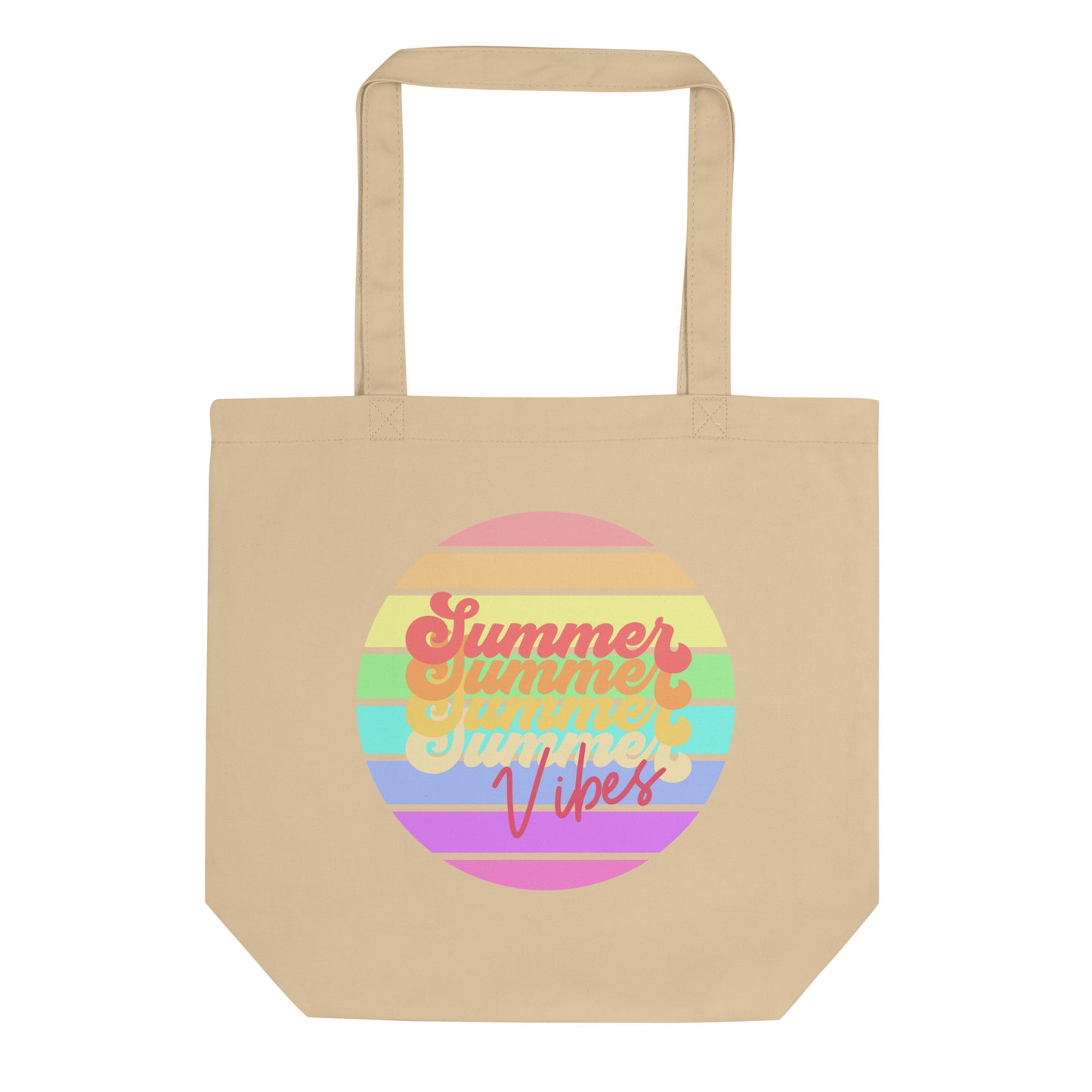 Summer Vibes Eco Cotton Tote Bag