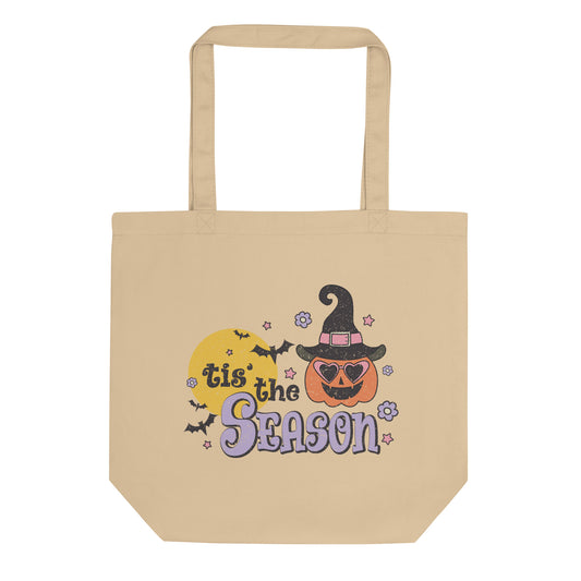 Tis The Season Halloween Eco Cotton Tote Bag