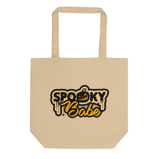 Spooky Babe Halloween Eco Cotton Tote Bag