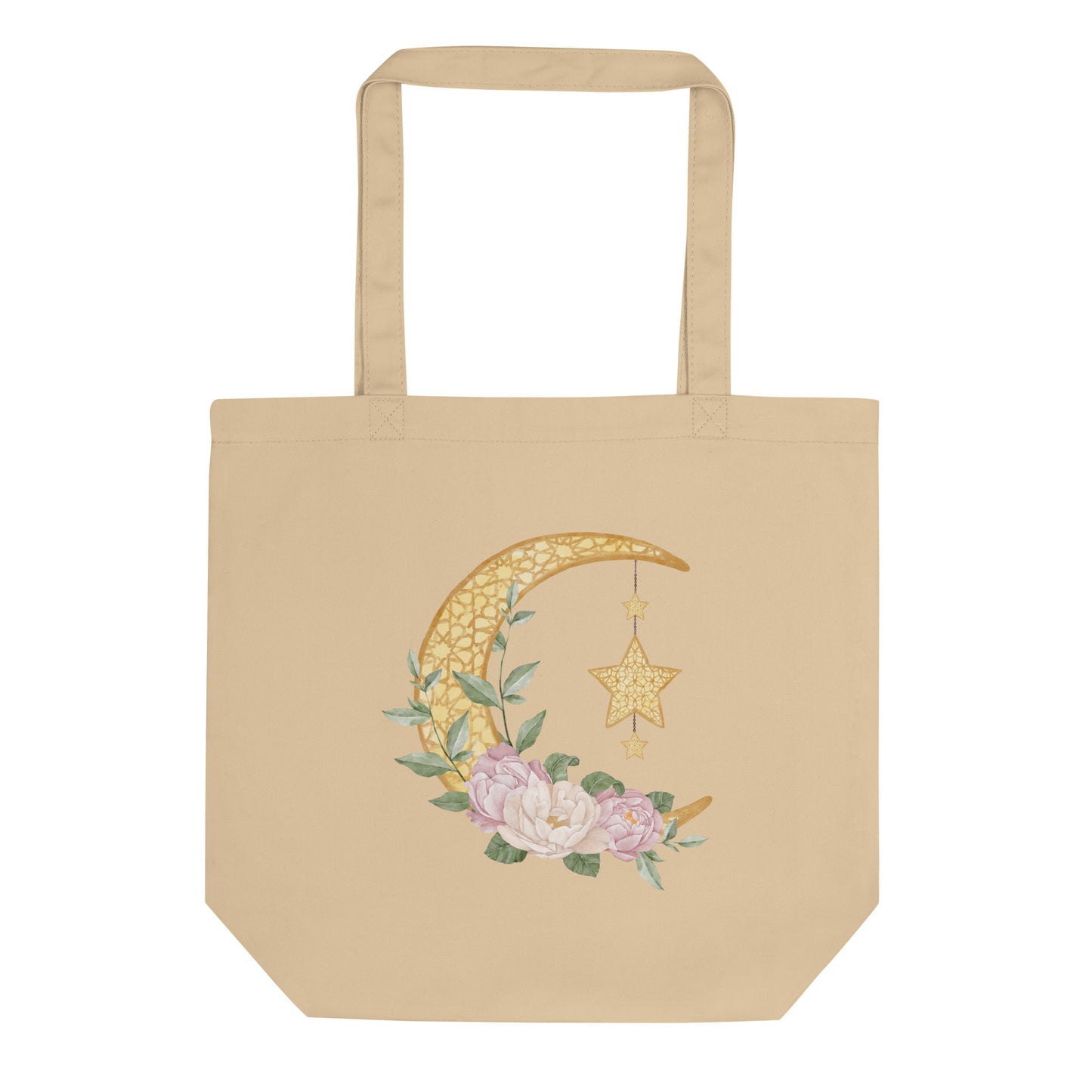 Muslim Moon Star Eco Cotton Tote Bag