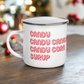 The Elf Four Food Groups Christmas Hot Chocolate Camping Enamel Mug