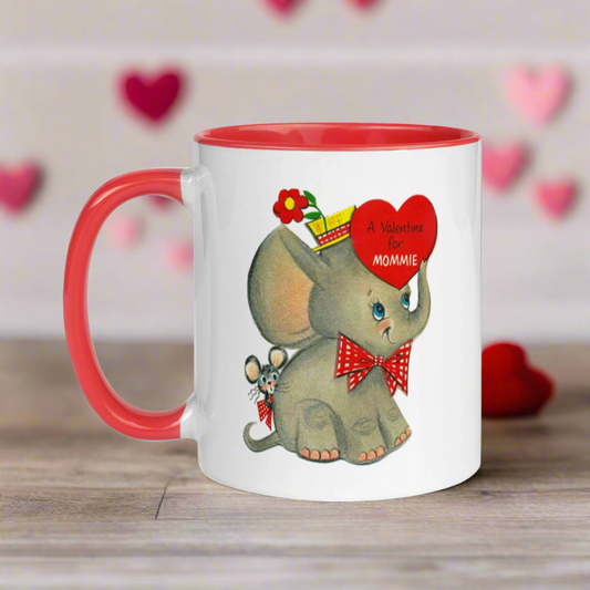 Valentine For Mommy Retro Valentine's Day Mug