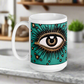 Celestial Third Eye Celestial Retro Glossy Coffee Mug