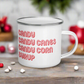 The Elf Four Food Groups Christmas Hot Chocolate Camping Enamel Mug