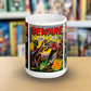 Beware Chilling Tales Comic Book Vintage Gothic Halloween Print Glossy Mug