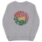 Merry And Bright Christmas Retro Style Unisex Organic Sweatshirt