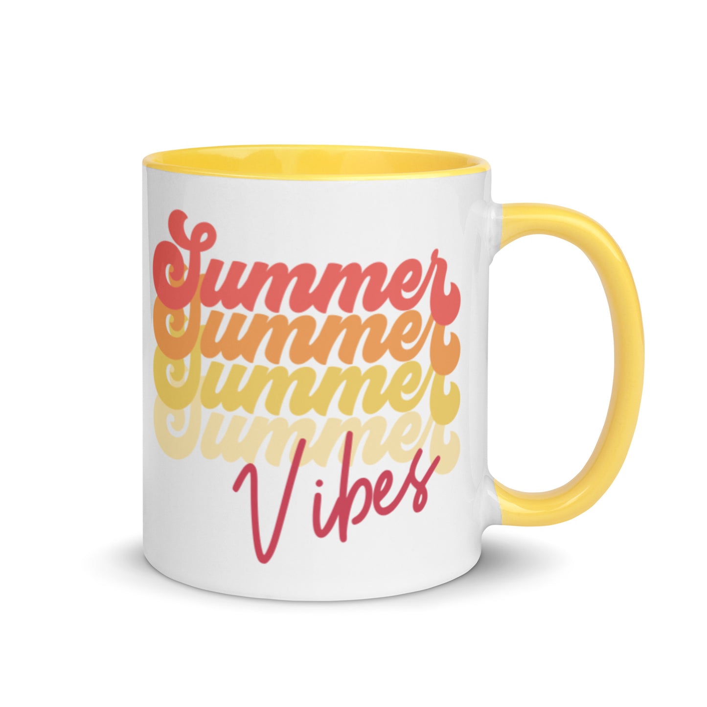 Summer Vibes Glossy Lined Mug