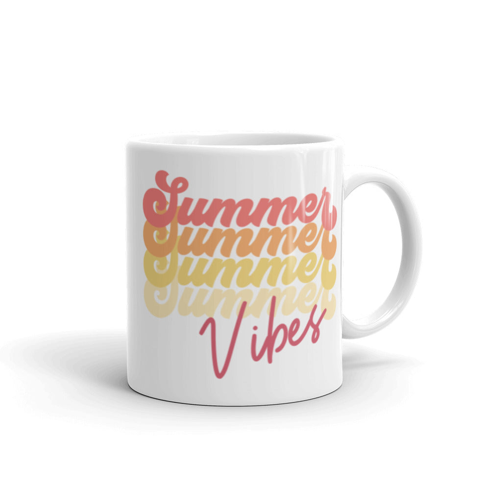 Summer Vibes Glossy Mug