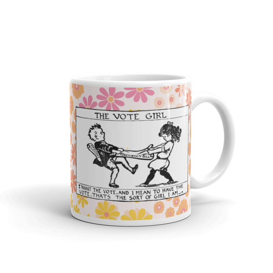 The Vote Girl Glossy Mug