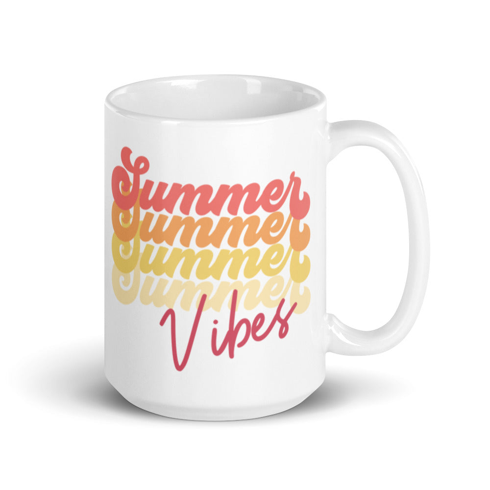 Summer Vibes Glossy Mug