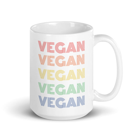 Rainbow Vegan Mug