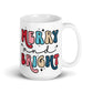 Merry And Bright Christmas Glossy Mug