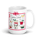 Christmas Cocktails Mid Century Retro Christmas Style Glossy Mug