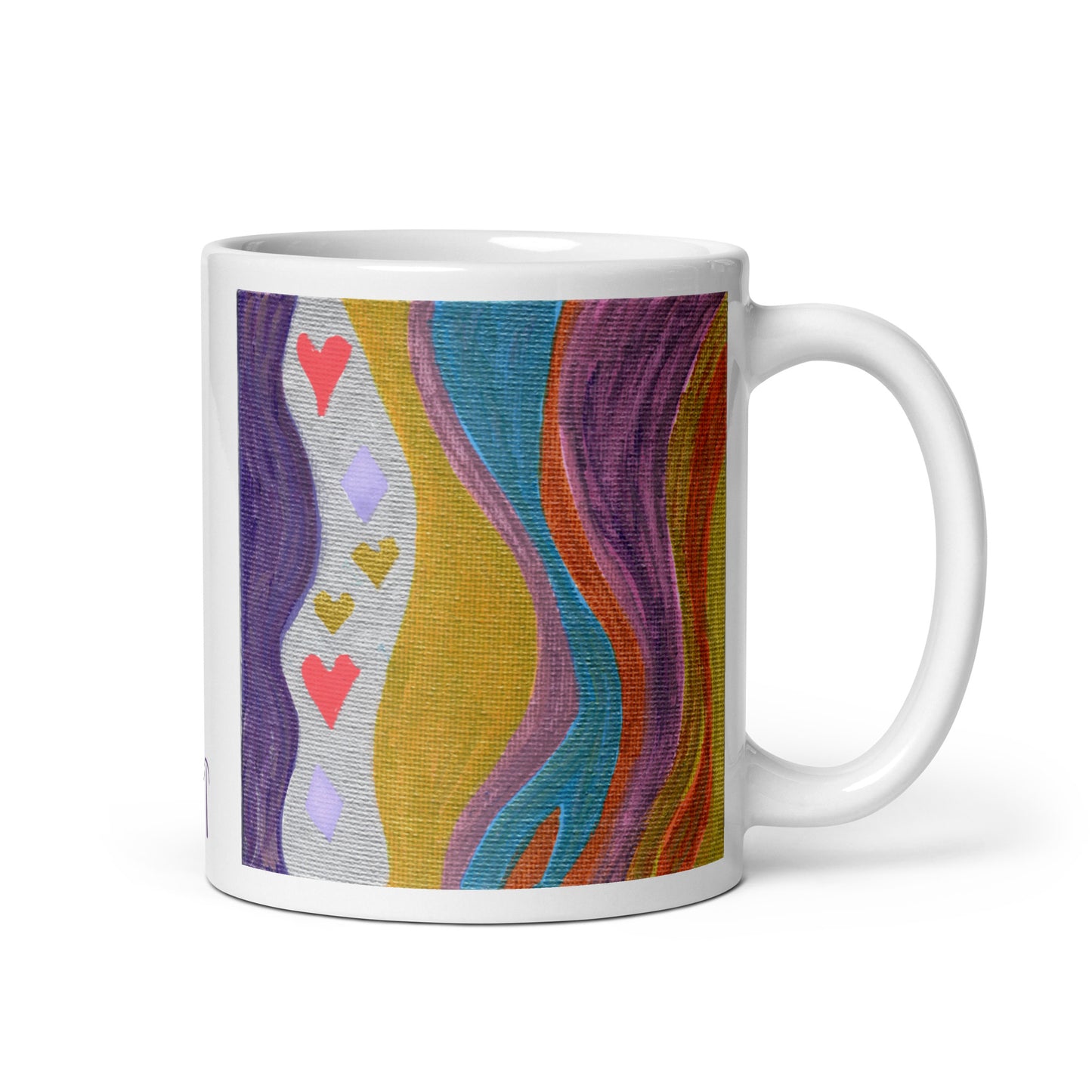 Love Frequency 2 Caden Caraco Art Glossy Coffee Mug