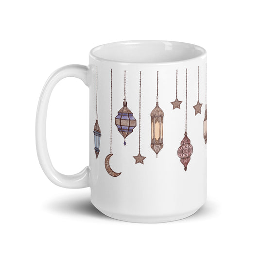 Festival Arabic Lanterns Glossy Mug