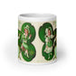 Retro St. Patrick's Day Ceramic Coffee Mug - Erin Go Bragh Vintage Print - Irish Celebration Gift