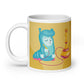 Alice In Wonderland Caterpillar White Glossy Coffee Mug Ceramic Cup