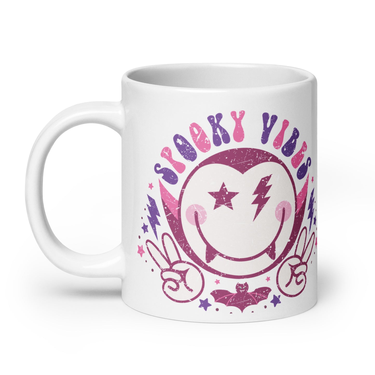 Spooky Vibes Vampire Halloween Mug