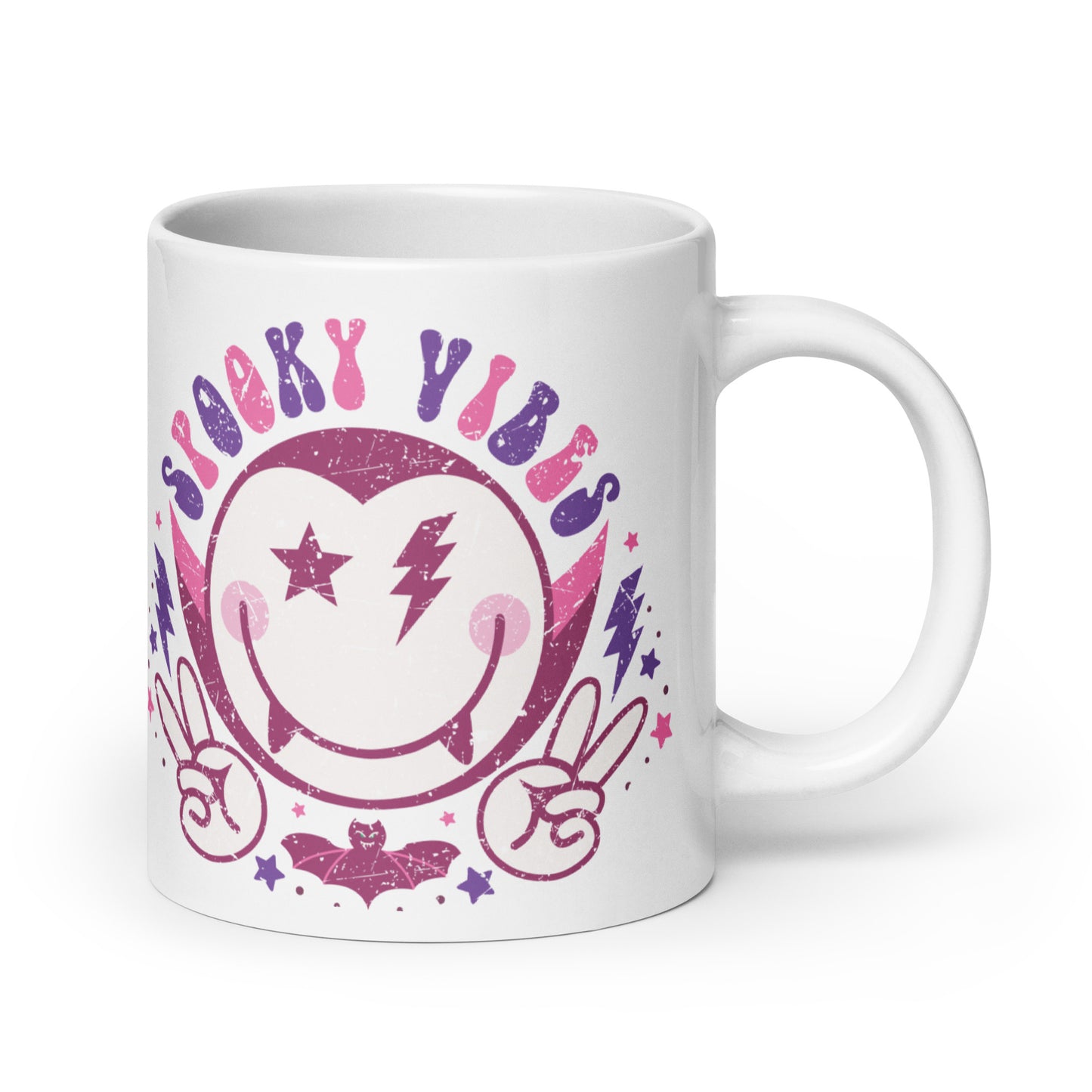 Spooky Vibes Vampire Halloween Mug