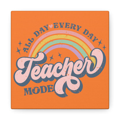 Teacher Mode Canvas Gallery Wrap