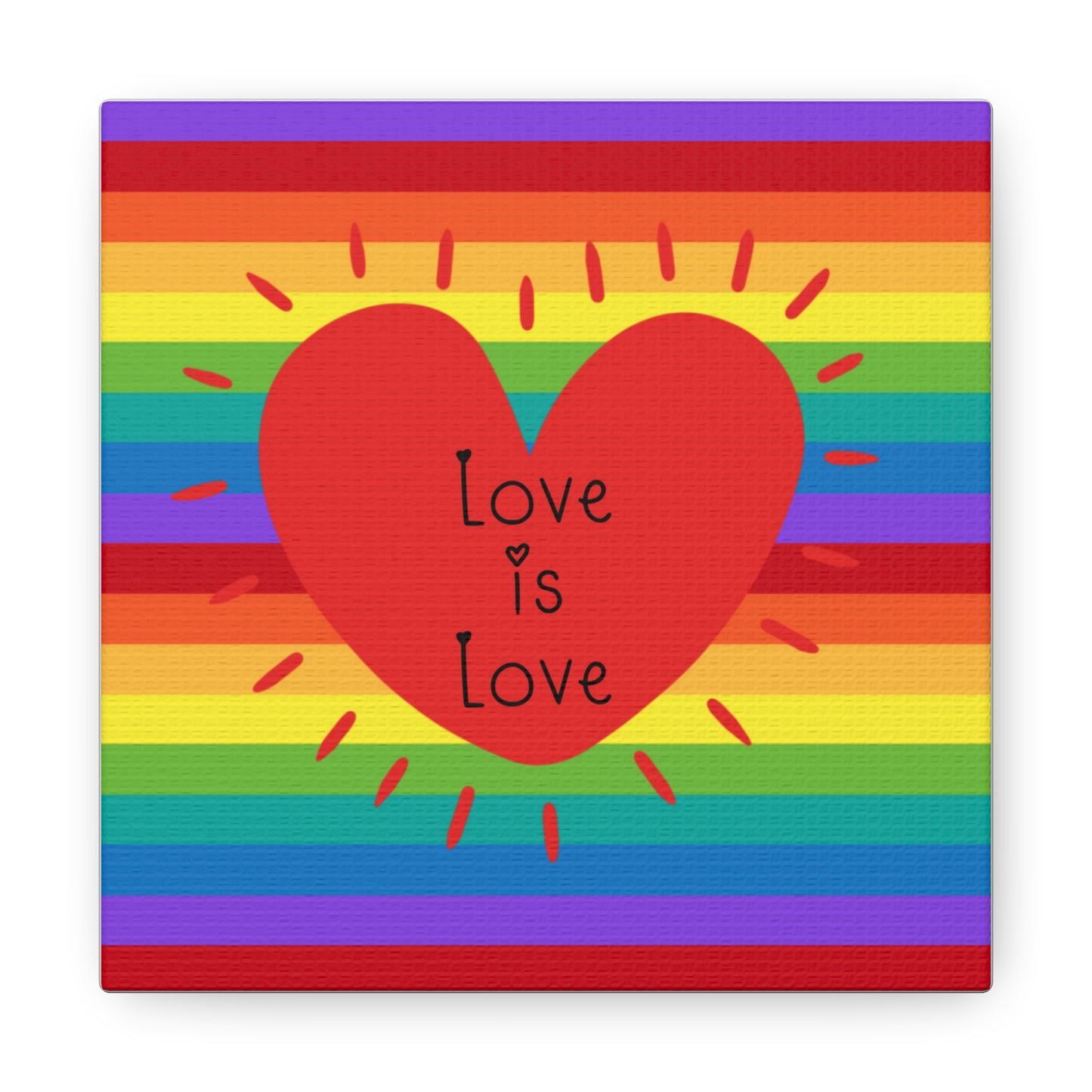 Love Is Love Canvas Gallery Wrap